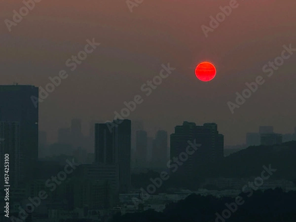 Obraz hong kong sunset