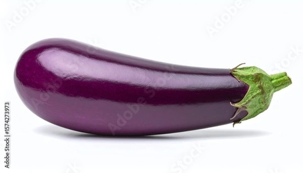Obraz eggplants isolated on white background