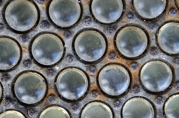 Fototapeta City street bubble skylight pattern