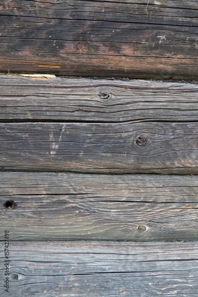 Fototapeta Texture of a log wall