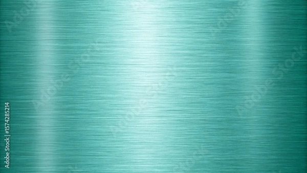 Fototapeta Highresolution image of a brushed teal metallic surface