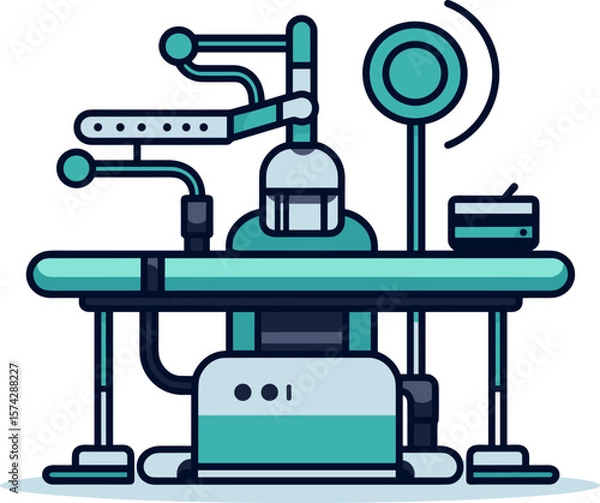 Fototapeta Science Lab Machine: Precision Engineering and Technological Innovation