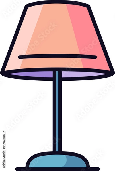 Fototapeta Elegant Table Lamp: A Beacon of Light and Style for Your Home