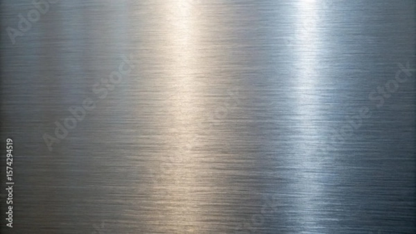 Fototapeta The brushed metal texture offers a sleek and modern background with subtle light reflections and gradients