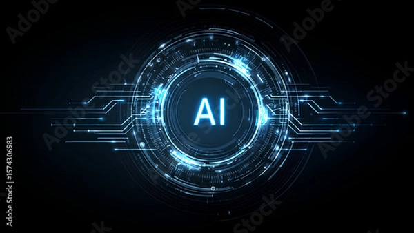 Fototapeta abstract technology background