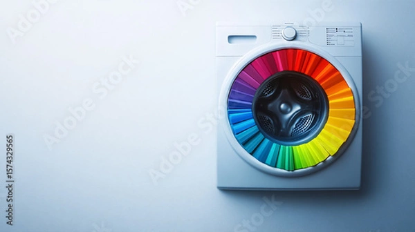Fototapeta Color Wheel for Art and Painting Projects - Isolated on White Background