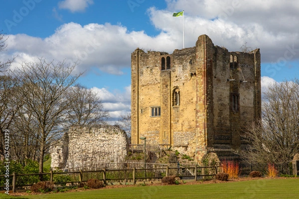 Fototapeta Guildford Castle in Guildford, Surrey