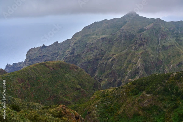 Obraz Rugged cliffs in Anaga mountains