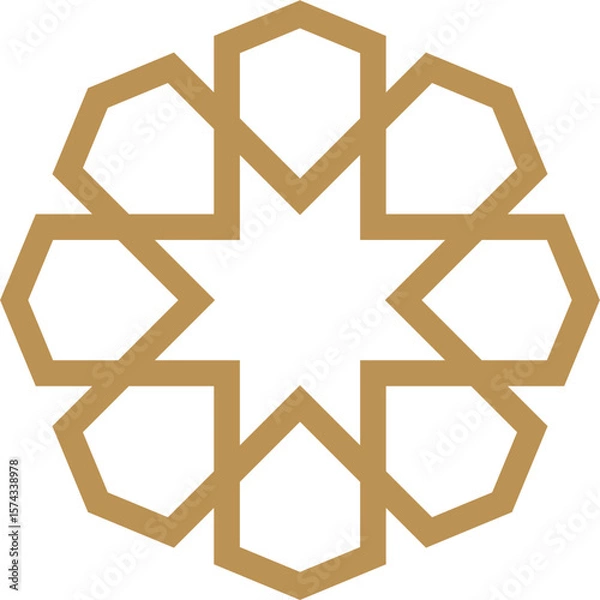 Obraz Mandala element decoration in Arabic style