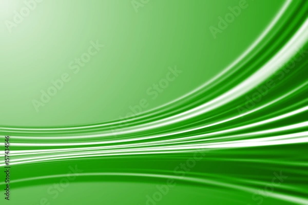 Fototapeta Soft Green Waves Background