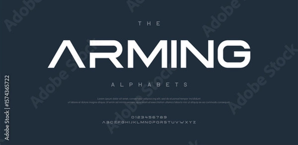 Fototapeta calligraphy alphabet capital lettering a to z font family