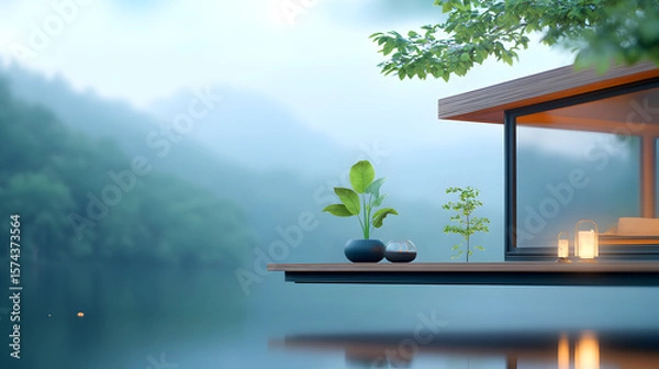 Obraz Metaverse home at day