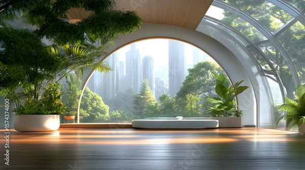 Obraz Metaverse home at day