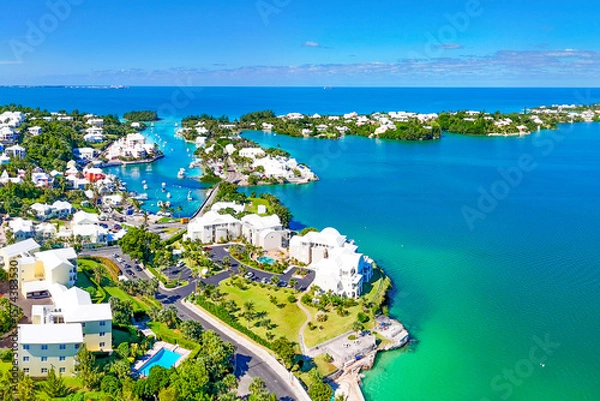 Fototapeta Bermuda Island Drone Aerial Photography