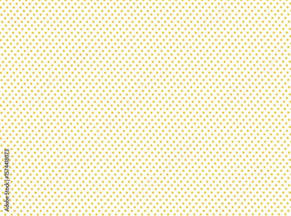 Obraz White background with yellow polka dots pattern