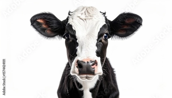 Fototapeta Close-up of a cow's face