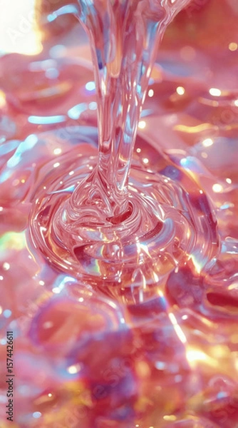 Fototapeta water drop splash background