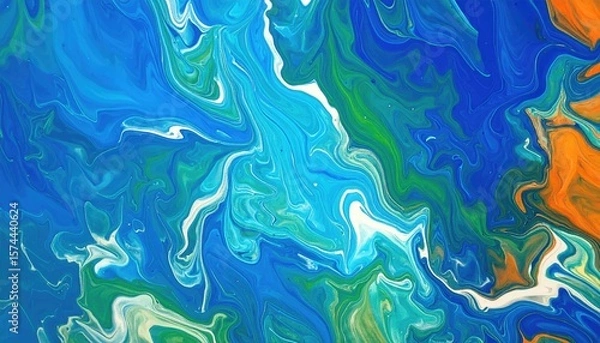 Fototapeta Abstract swirls of color