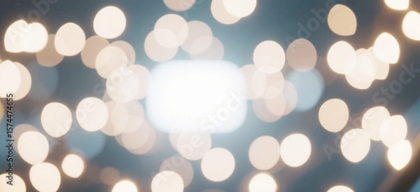 Fototapeta Abstract Bokeh Lights Create a Festive Atmosphere