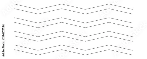 Obraz Parallel chevron patterns graphic abstract