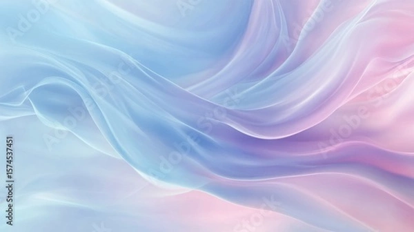 Obraz Abstract Pastel Fabric Swirls: A Dreamy Textured Background