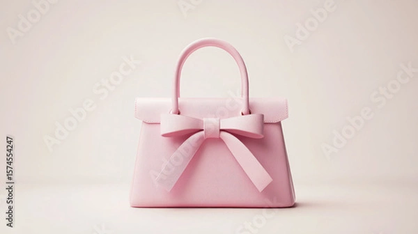 Obraz pink gift bag