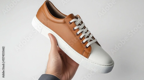 Obraz Brown Shoe in hand 