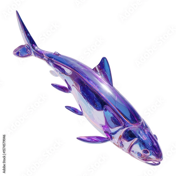 Obraz fish on white background