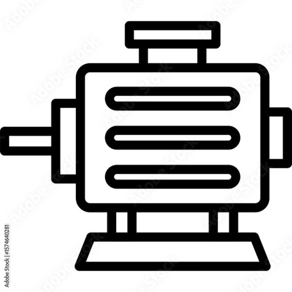 Obraz Electric Motor Icon