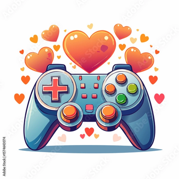 Fototapeta video game controller