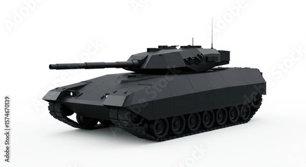 Obraz Modern Military Tank: Advanced Design and Technology