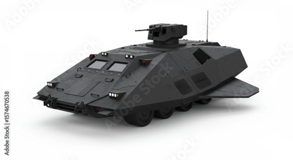 Obraz Futuristic Military Armored Vehicle Design