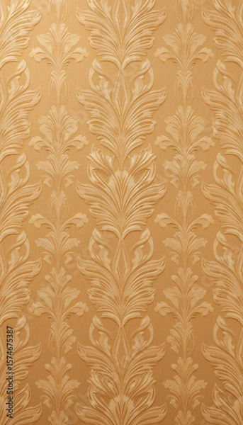 Fototapeta seamless luxury Thai silk pattern style pattern with clear lines.