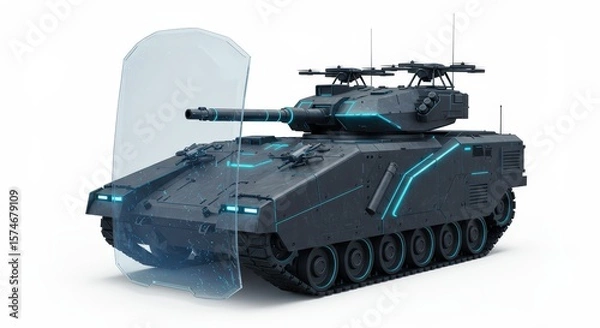Obraz Futuristic Armored Vehicle: Advanced Military Technology