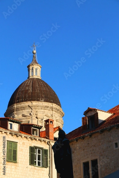 Obraz Traditional Mediterranean architecture in Dubrovnik, Croatia.