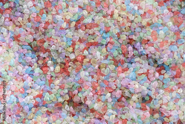 Fototapeta close up of colorful Pebble