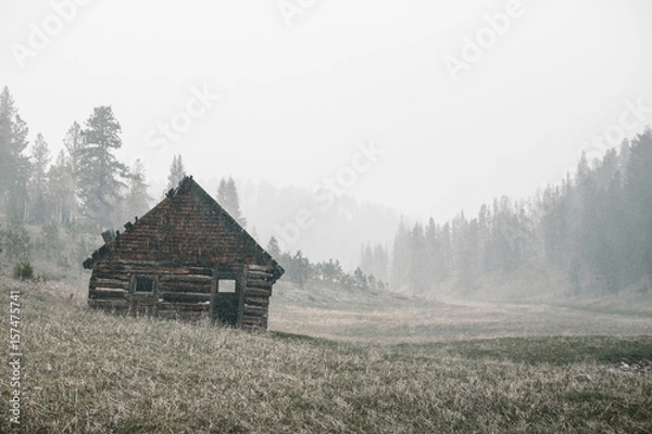 Obraz Cabin in the hills 