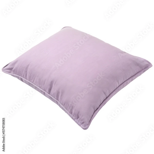 Obraz A comfortable and aromatic lavender infused pillow for relaxation and sleep isolated on a transparent background png