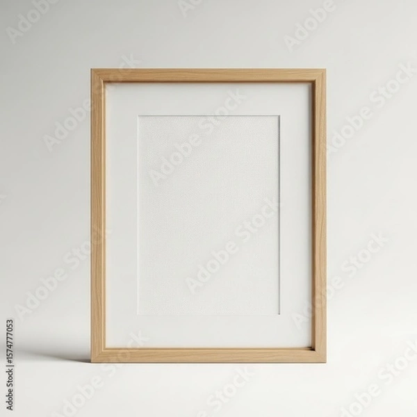 Fototapeta empty picture frame By Generated AI