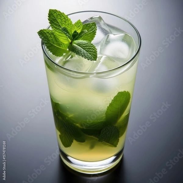 Obraz mojito cocktail with mint by Generated AI