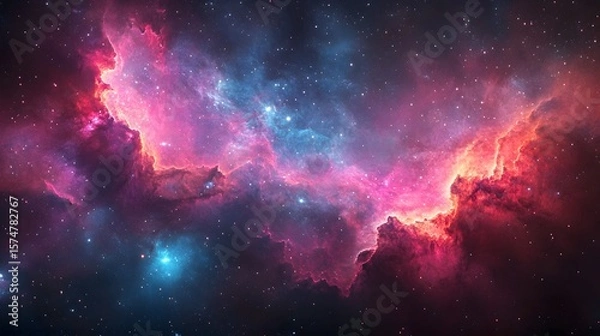 Obraz Swirling Nebula in the Galactic Center