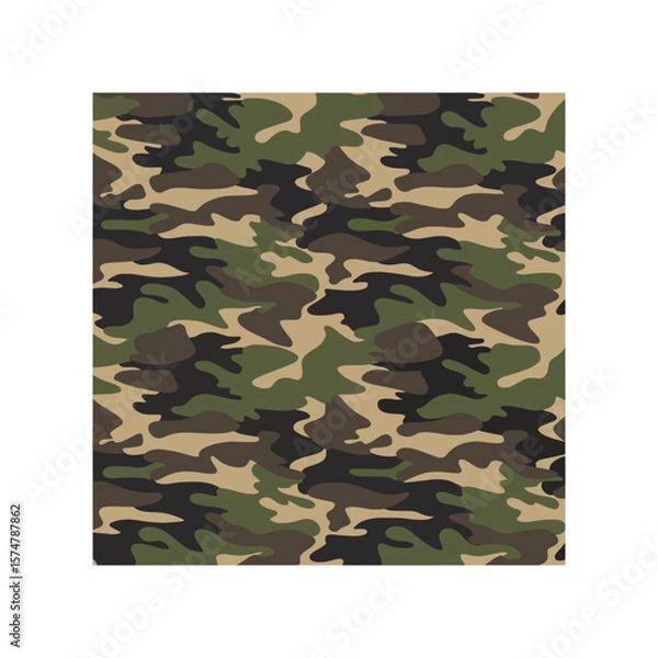 Obraz Green Camo Camouflage Seamless Pattern Svg, Dark Military Svg, Jungle Army, Forest Camo, Instant Download, Svg Files fo Cricut