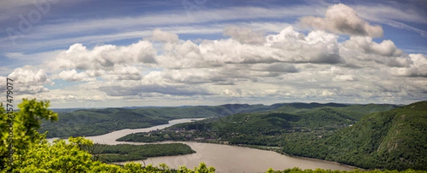 Obraz over looking hudson river