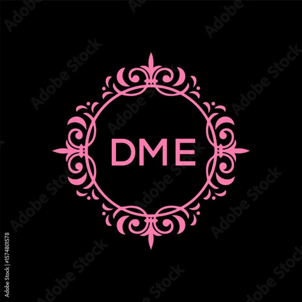 Obraz DME Letter Initial Logo Design Template Vector Illustration