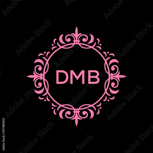 Obraz DMB Letter Initial Logo Design Template Vector Illustration
