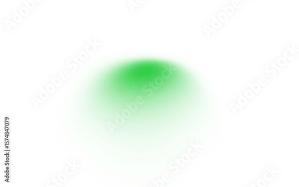 Obraz Abstract green radial blur gradient on white background, soft glowing circular fade design perfect for modern wallpapers, posters, prints, digital art, textures, and creative graphic projects.