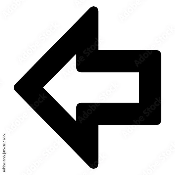 Fototapeta blue arrow icon