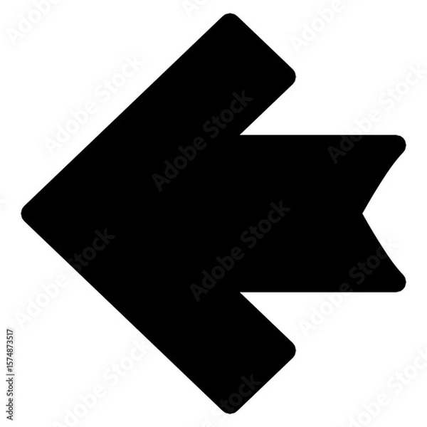 Fototapeta black arrow icon