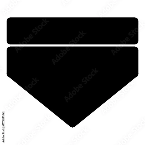 Fototapeta Down arrow icon 