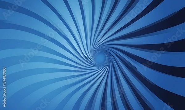 Fototapeta A radiant blue and white starburst pattern featuring dynamic and energetic lines pointing outwards, evoking feelings of excitement and energy in a vibrant